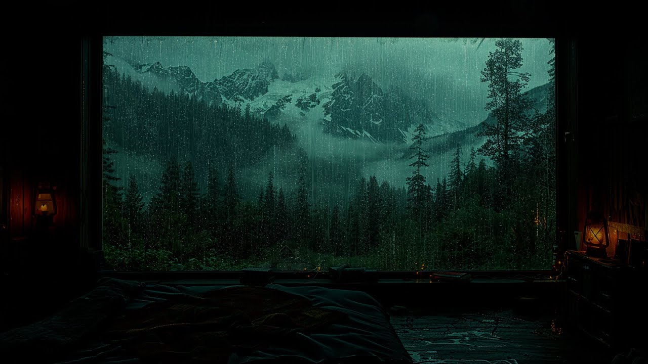 HEAVY RAIN & THUNDER | Sleep Deeply Immediately with the Calming Rain ...