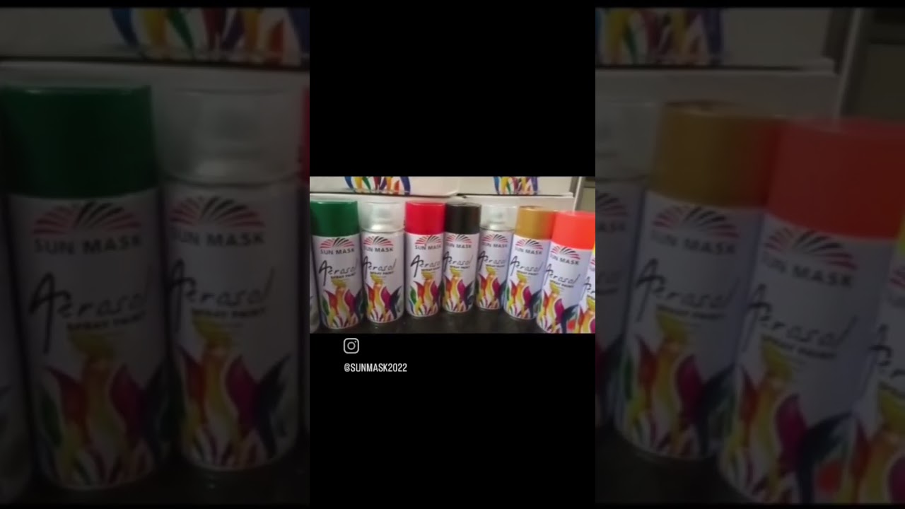 SUNMASK Aerosol Spray paints whatsapp on 9318470109