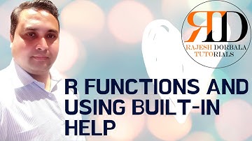 R Functions and Using Built in Help | R Beginner Series | R Programming | Business Analytics Using R