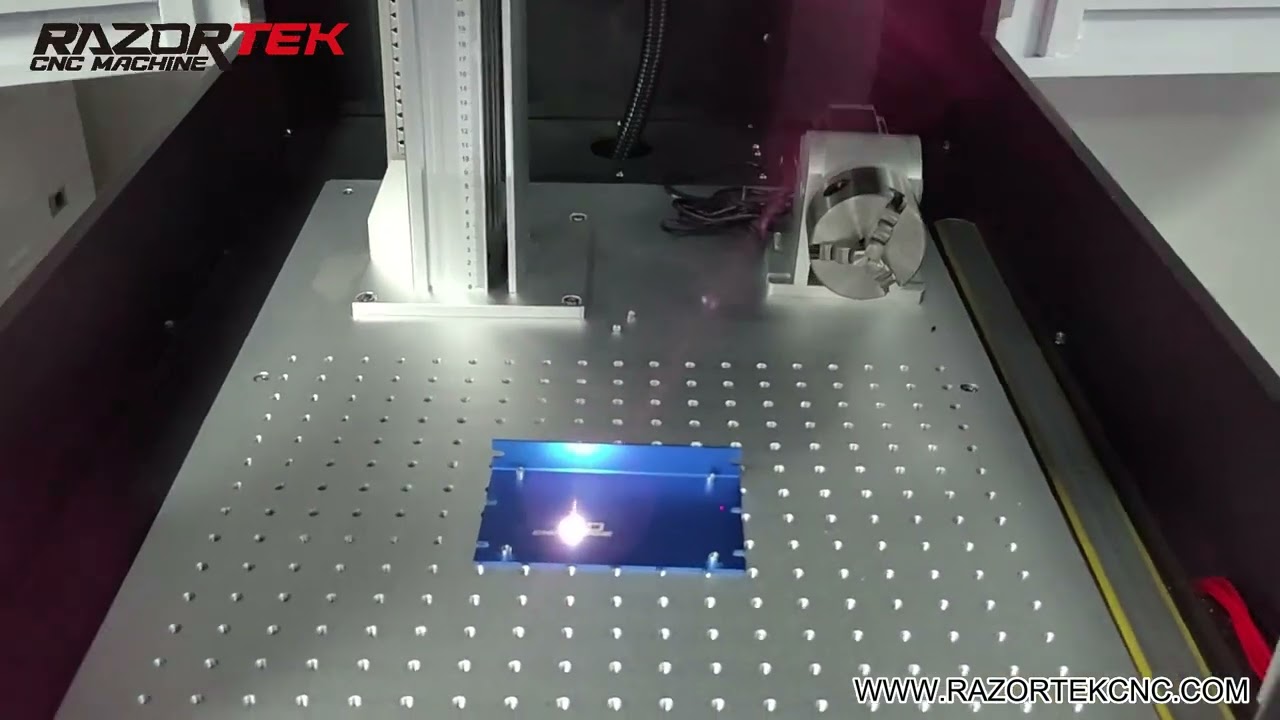 RZ50F full enclosed design fiber laser marking machine 50w auto focus