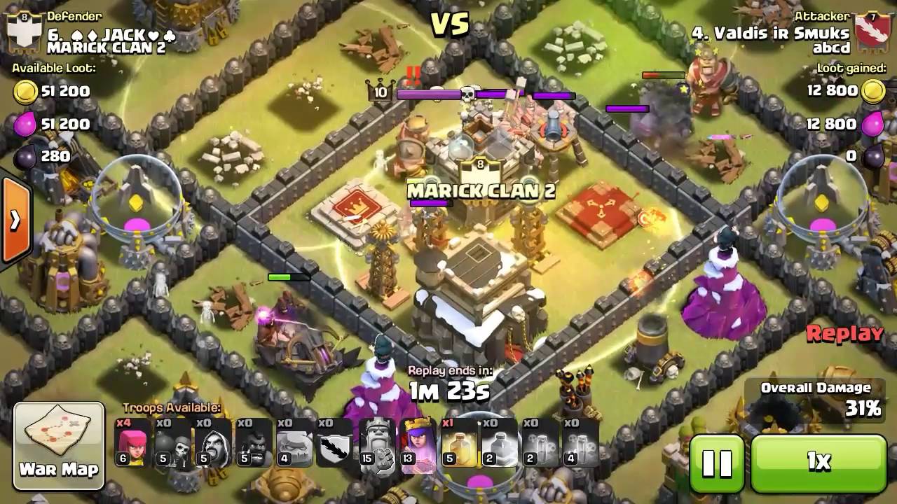 Gohog Th9. abcd clan wars.