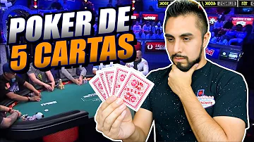 Como funciona o poker com 5 cartas?