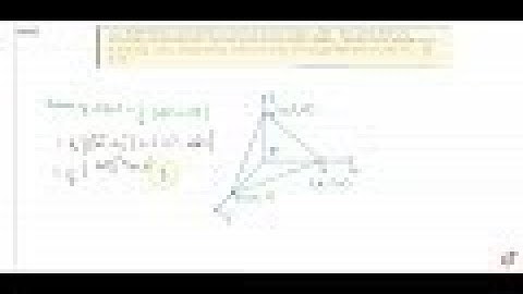 IIT JEE VECTOR ALGEBRA Let `A B C D` be a tetrahedron such that   the edges `A B ,A Ca n dA D` ar...
