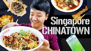 STREET FOOD FEAST at Singapore CHINATOWN!