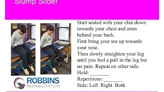Slump Slider | Robbins Rehabilitation