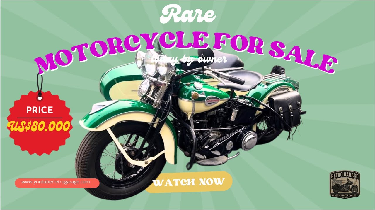 Super rare 5 vintage motorcycle for sale today by owner