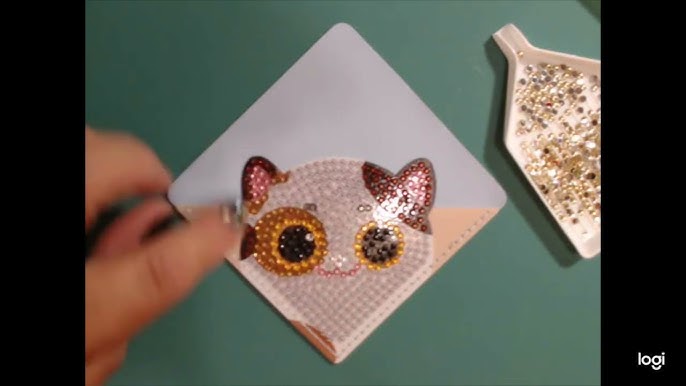 5d Diy Diamond Painting Cat Diamond Embroidery Animal - Temu