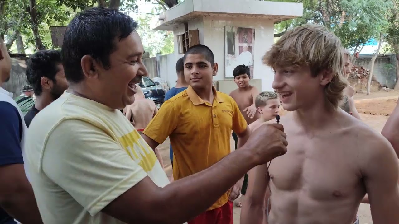 Jayden from The US: a Talk with students from the Wrestling Contingent - 2022