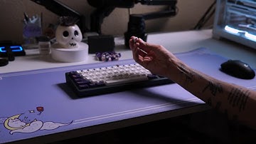 Array 65 with Keygeek x Unikey Purple Dawn Linears (Sound Test)