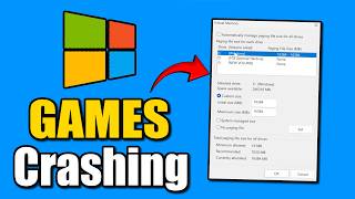 How to Stop Games Crashing & Increase Virtual RAM Memory on Windows PC