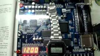 Real time Clock (RTC) in VHDL (Altera DE1 board)