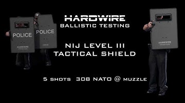 Level 3 Tactical Shield Testing