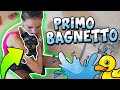 PRIMO BAGNETTO A GOGGO! ENTRO IN VASCA CON LUI!