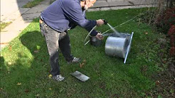 "Henry the HVAC Man" shows how to properly cleans the HVAC blower