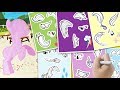 Create a pony MLP sticker activity book My little pony coloring for kids