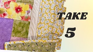 Take 5 Pattern Easy Beginners Quilt Tutorial: