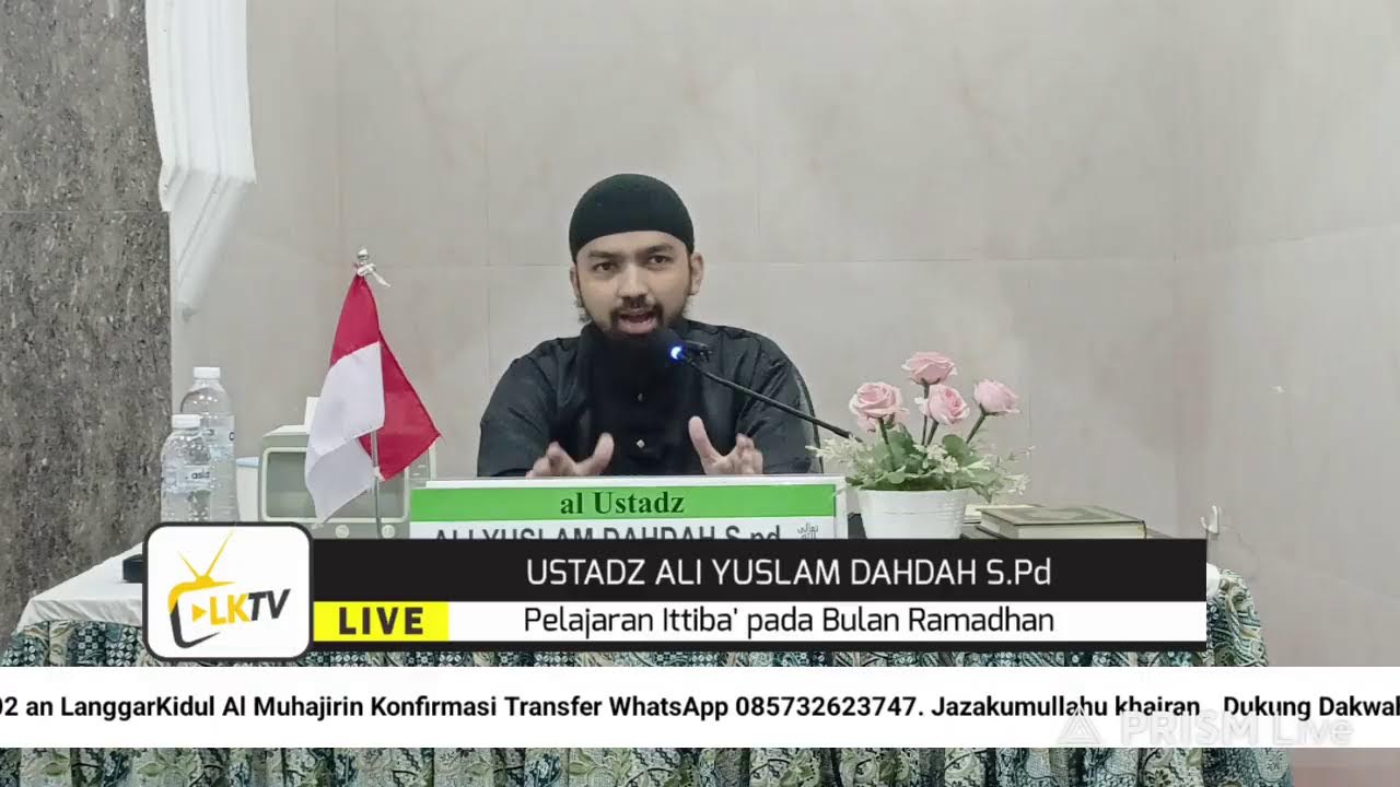 DAUROH ILMIAH JELANG RAMADHAN sesi 2 Ustadz Ali Yuslam Dahdah S.Pd