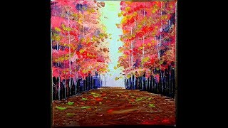 #취미미술독학 #autumnlandscapeacrylicpainting #acryliclandscapeabstract