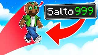 MINECRAFT pero CADA VEZ SALTAS MÁS ALTURA!