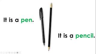 What is this? It is a ... (Literacy and Beginner ESL: Adult English Question/Answer Practice)
