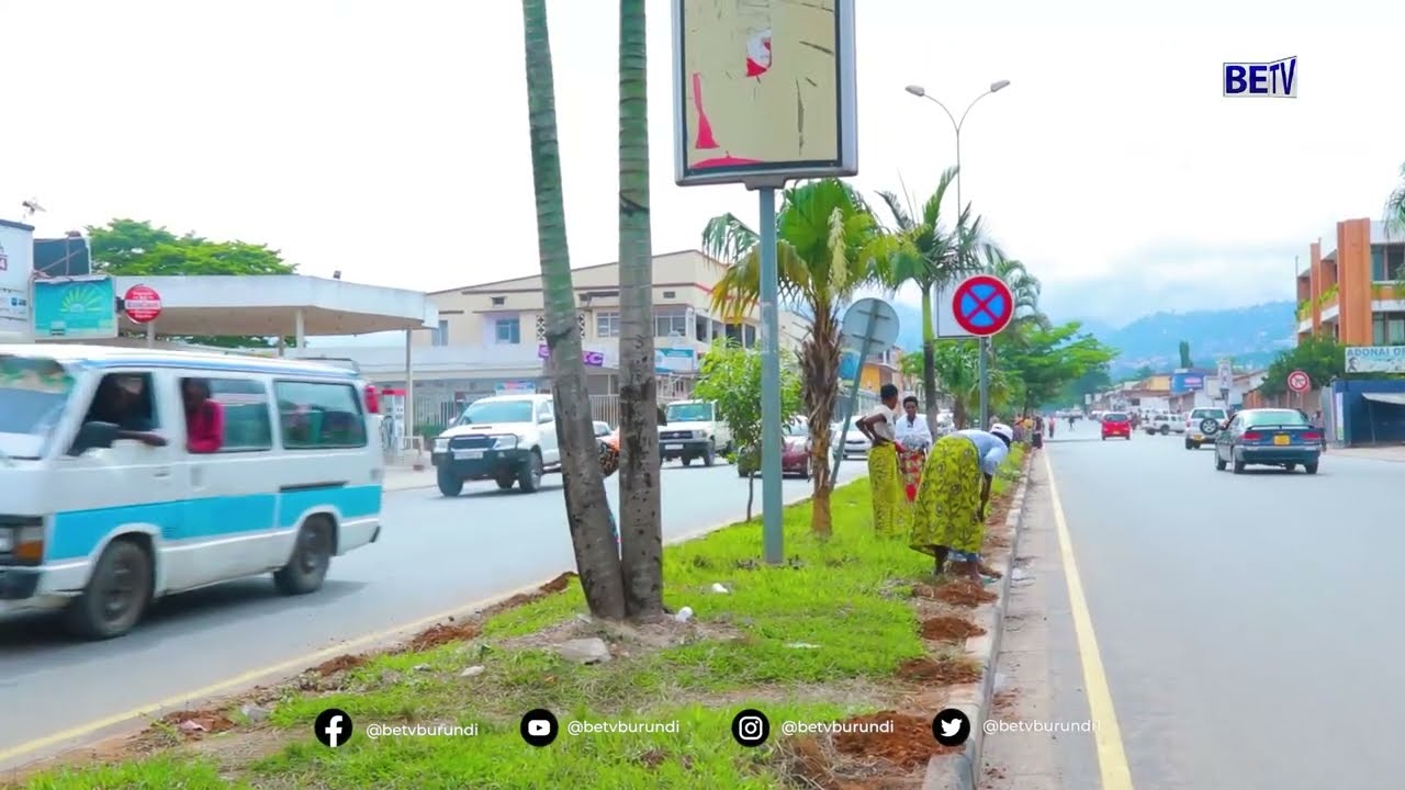 Mu ntumbero yo gushariza igisagara ca Bujumbura, amarabara makuru makuru ariko araterwako amashurwe.