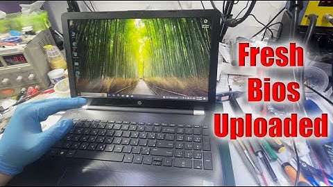 HP 15-bs018nx Corrupted Bios Fix.