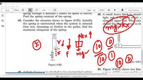 H C Verma || Chapter 8 ||  Work, Energy, Power || Q45 Solution