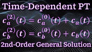 Problem 11.6 - Two-Level Systems⇢ 2ⁿᵈ Order Corrections & General States: Intro to Quantum Mechanics