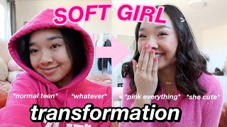 SOFT GIRL TRANSFORMATION | makeup, hair, & outfit! Nicole Laeno