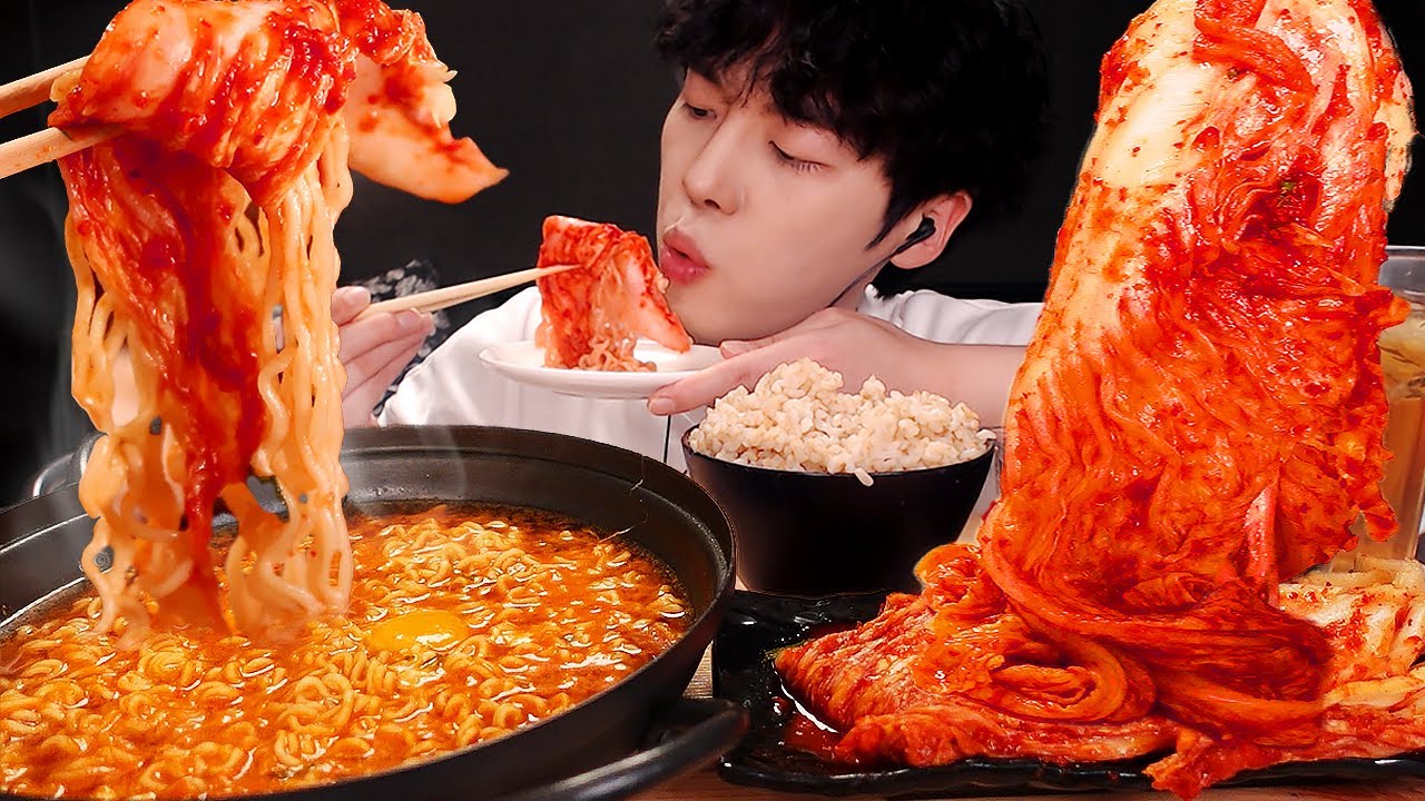 MUKBANG 진짜 맛있는 1등 김치 찾았다!! 집밥 신라면, 김치, 밥, 김 먹방 (레전드) KOREAN HOME FOOD الأرز المنزل Nhà gạo