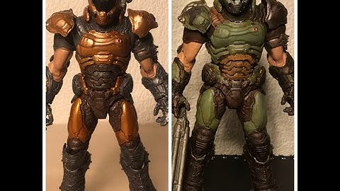 Customizing Live - Doom Slayer Repaint - McFarlane Toys