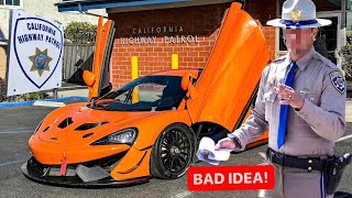 Taking Illegal Mclaren Racecar To Police Station Was Huge Mistake