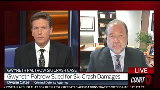 Dwane Cates Discussing the Gweneth Paltrow Case.