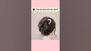 3 kiểu búi tóc xinh bằng trâm cài chứ U