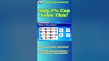 IQ Test Only 1% Can Solve This!%1’in Çözebildiği IQ Testi! 🤯| Brain IQ | Math Tricks | Smart Puzzles