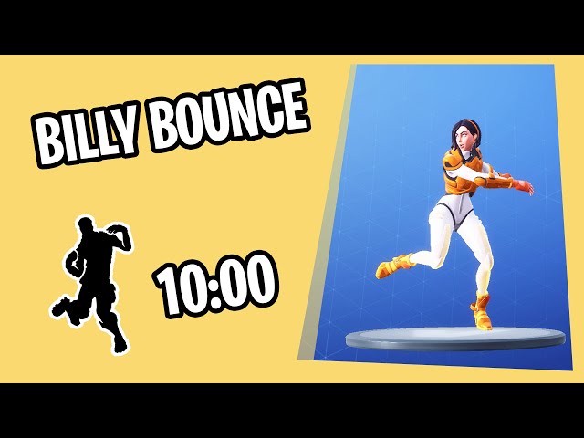 *NEW* FORTNITE BILLY BOUNCE DANCE 10 MINUTES WITH COUNTDOWN // FORTNITE EMOTES