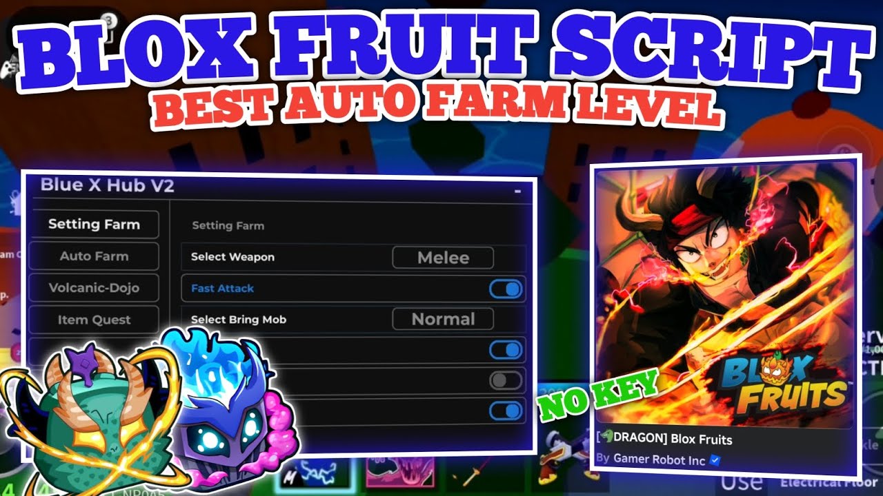 Blue X Hub V2 Roblox Script | New Blox Fruits Script Update Best Auto ...