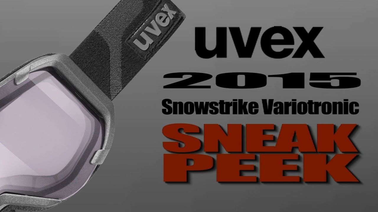 Sneak Peek 2015 Uvex Snowstrike Variotronic Ski and Snowboarding Goggle Review