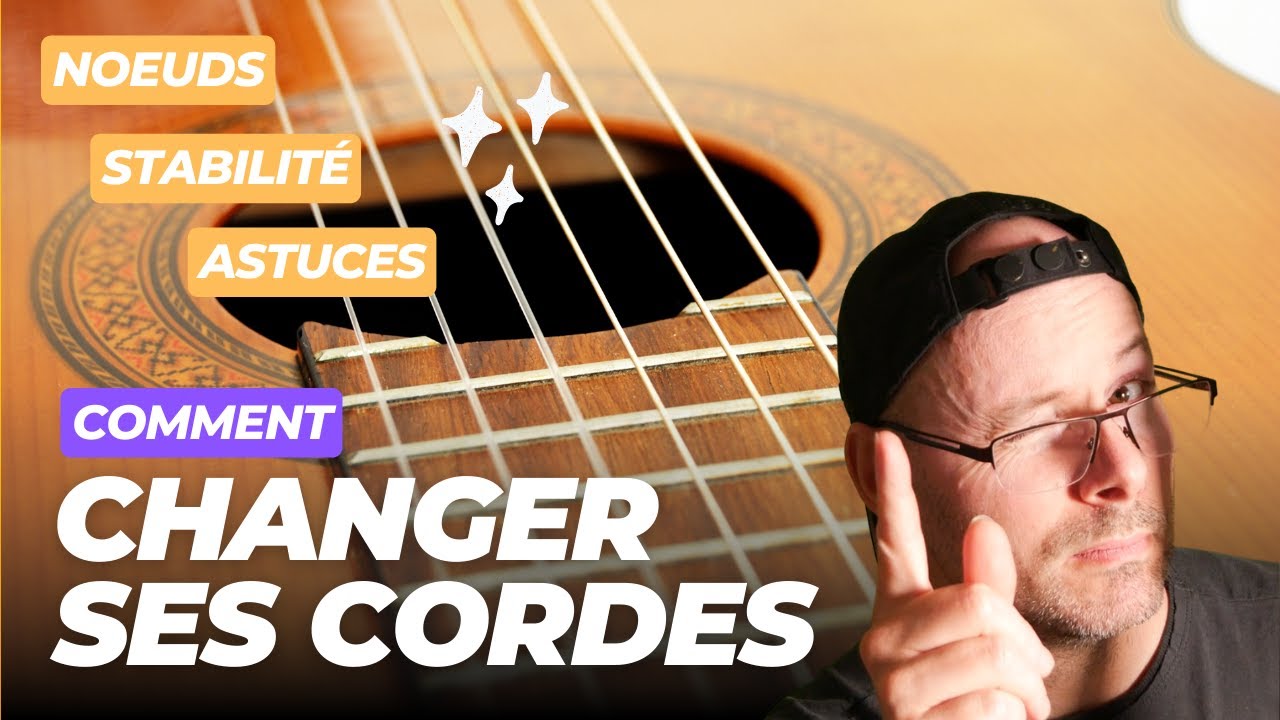 Comment changer les cordes d'une guitare classique (facile) 