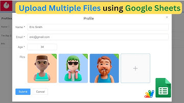 Google Sheets | Form with multiple files upload using  & Apps Script #form