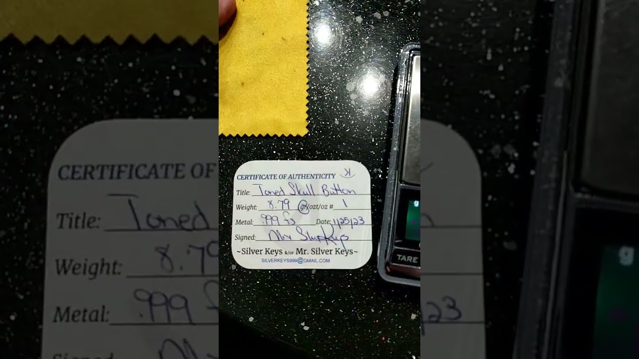 Silver Skull Buttons, Finished!