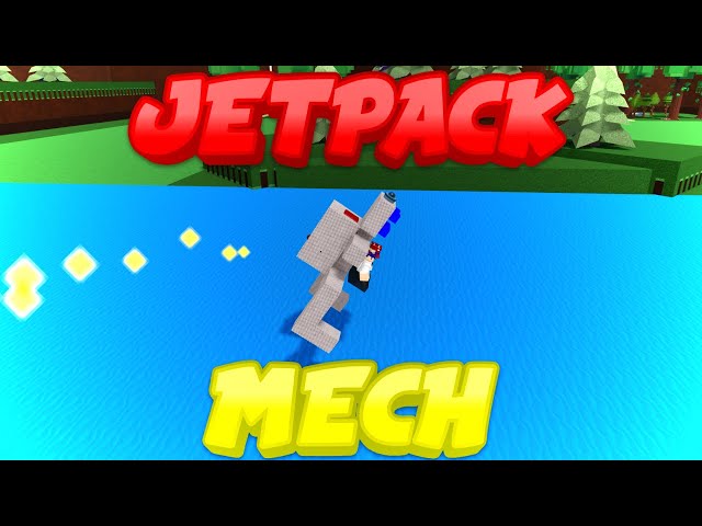 FIZ UM JETPACK DE MATÉRIA VERMELHA!! - ROBLOX Rebuild Your Own Mech 