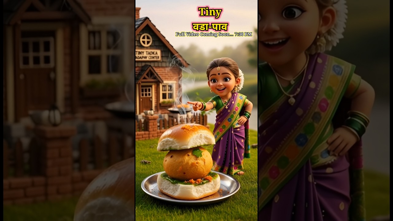 Mini Vada Pav + Magic Fire 😍 Tiny Tadka Teaser