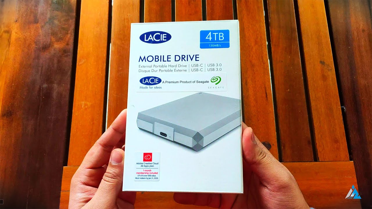 Lacie Mobile Drive 4TB （使用回数少ないです）