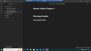 Create a Heading in Obsidian