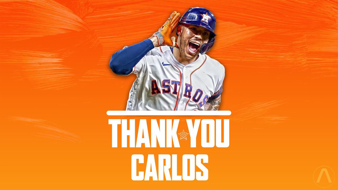 Thank You, Carlos  Carlos Correa's Astros Journey 