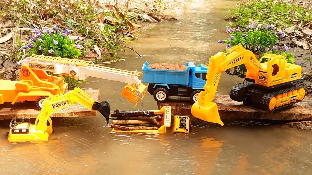 Diy tractor, crane truck, jac truck, mini car, excavator, dojar gadi ...