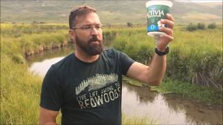 Making dirty pond water safe to drink with the HYDROBLU "Versa Flow" filter