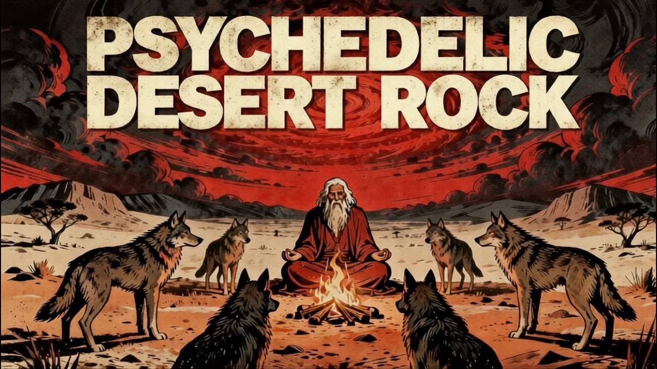 Psychedelic Desert Rock for Relaxing & Deep Focus | Red Vortex Ritual