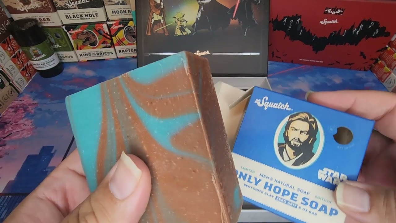 Dr. Squatch Only Hope Soap Review Unleash Your Inner Jedi with Limited Edition Star Wars Collection!